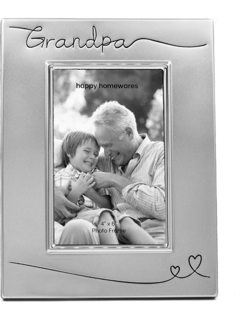 Elegant Two-Tone Silver Plated 4"x6" Picture Frame with Black Velvet | Unique